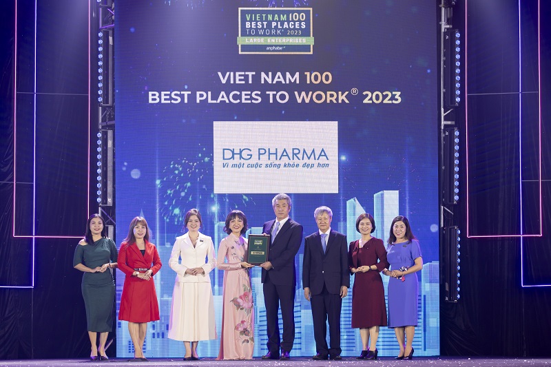 Dược Hậu Giang "tăng hạng" tại Giải thưởng Viet Nam Best Place to Work 2023